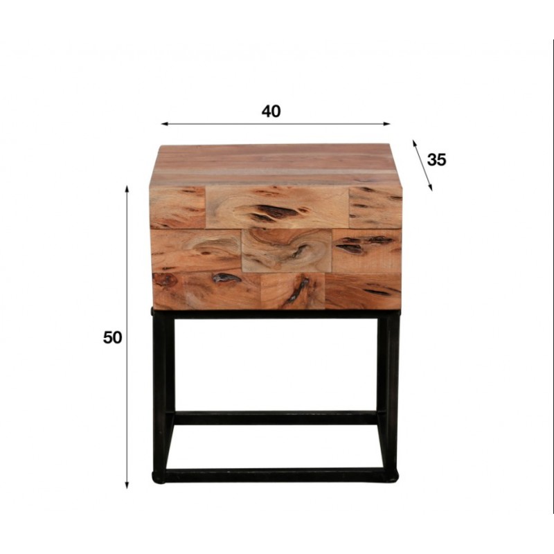 ZI Bedside table Mill 1 drawer